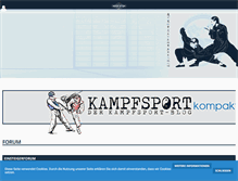 Tablet Screenshot of kampfkunst-forum.com